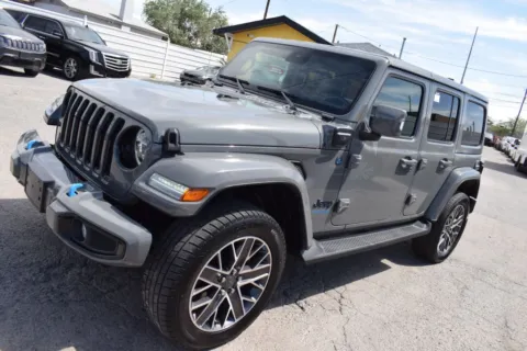 Another view of 2022 Jeep Wrangler Unlimited 4xe High Altitude 4xe Sport Utility 4D for sale in El Paso, TX at Select Automotive Inc.