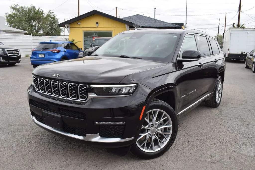 Purple 2022 Jeep Grand Cherokee L Summit Sport Utility 4D for sale in El Paso, TX
