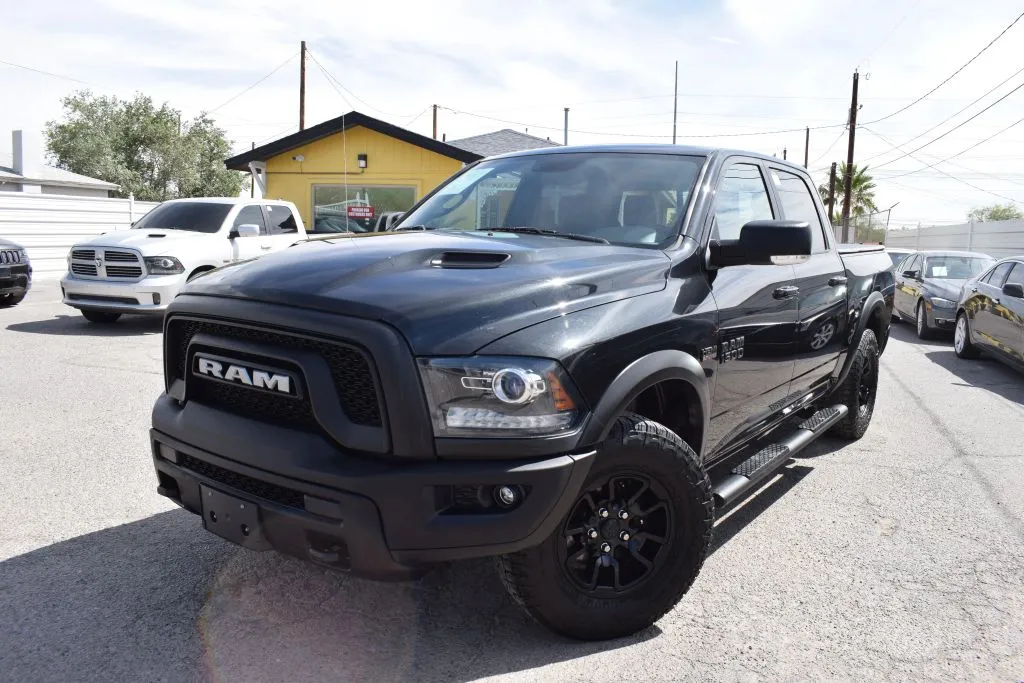 Black 2018 Ram 1500 Crew Cab Rebel Pickup 4D 5 1/2 ft for sale in El Paso, TX