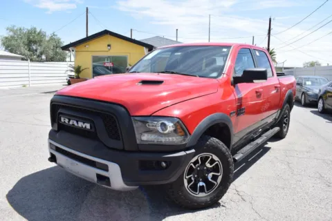 Red 2016 Ram 1500 Crew Cab Rebel Pickup 4D 5 1/2 ft for sale in El Paso, TX