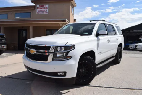 White 2015 Chevrolet Tahoe LT Sport Utility 4D for sale in El Paso, TX