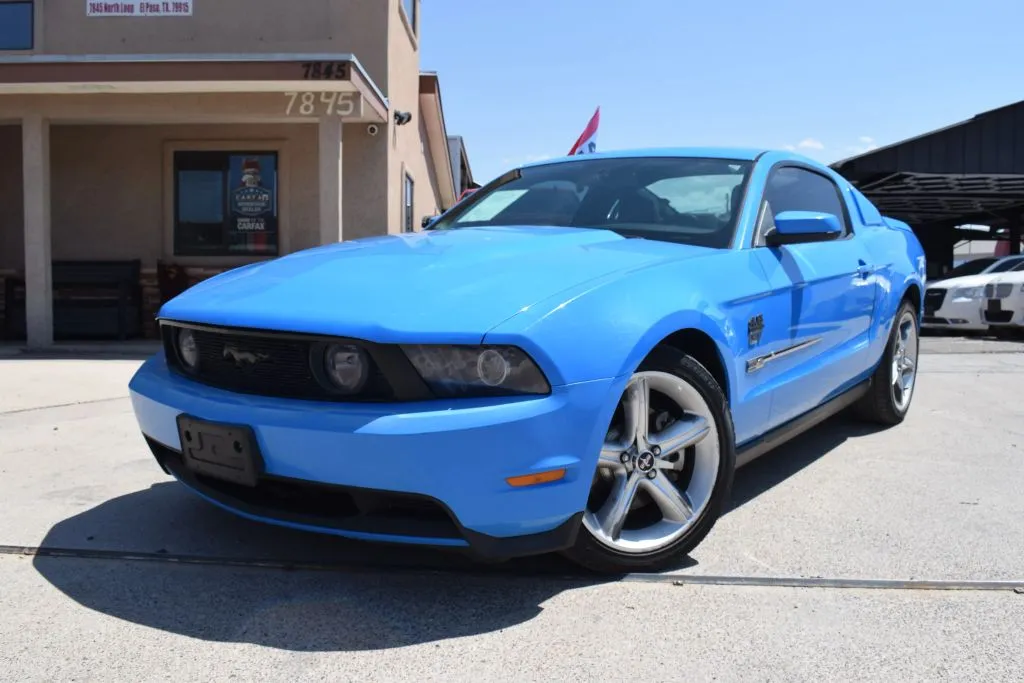 Blue 2010 Ford Mustang GT Coupe 2D for sale in El Paso, TX