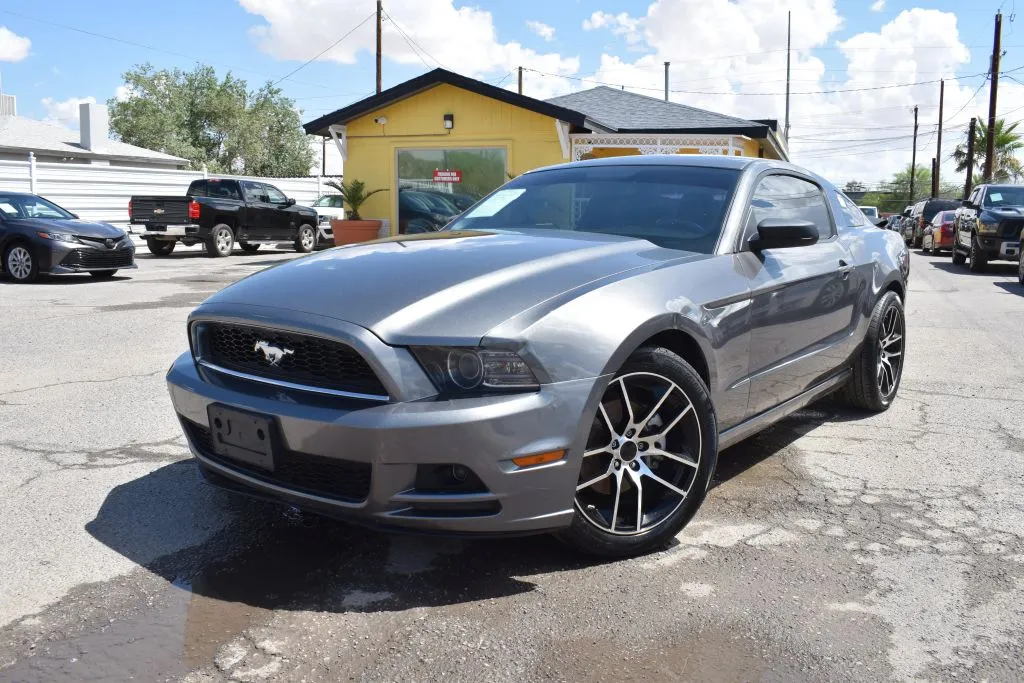 Gray 2014 Ford Mustang V6 Coupe 2D for sale in El Paso, TX