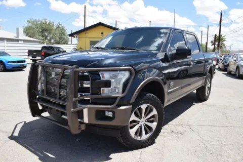 Black 2017 Ford F-150 SuperCrew Cab King Ranch Pickup 4D 5 1/2 ft for sale in El Paso, TX