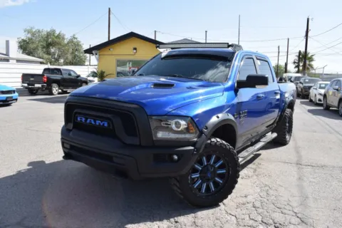 Blue 2017 Ram 1500 Crew Cab Rebel Pickup 4D 5 1/2 ft for sale in El Paso, TX