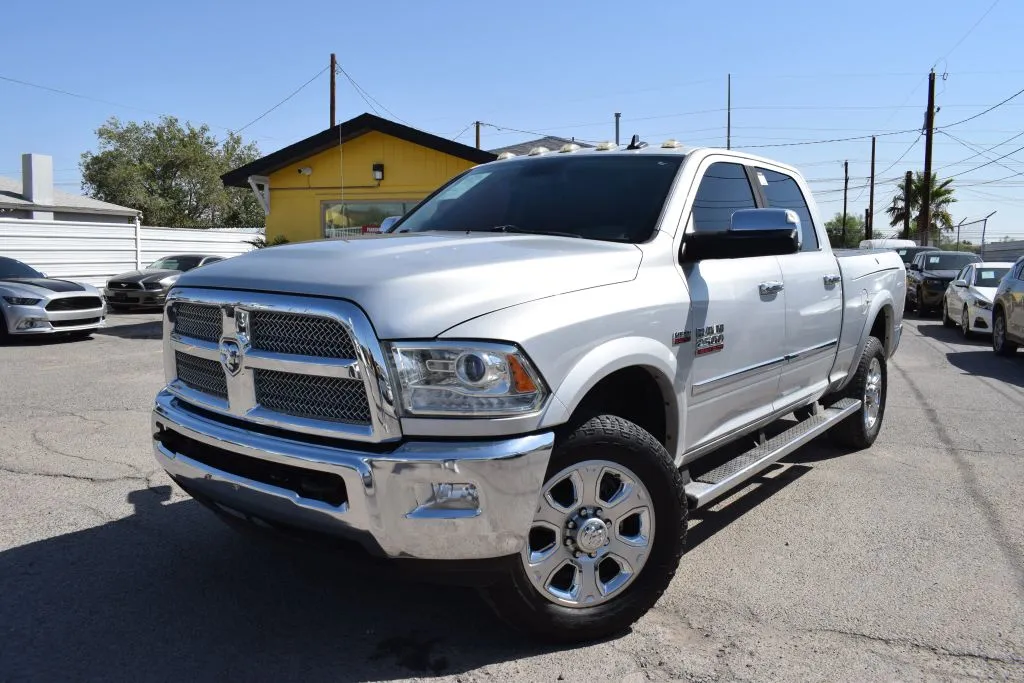 Silver 2015 Ram 2500 Crew Cab Laramie Limited Pickup 4D 6 1/3 ft for sale in El Paso, TX
