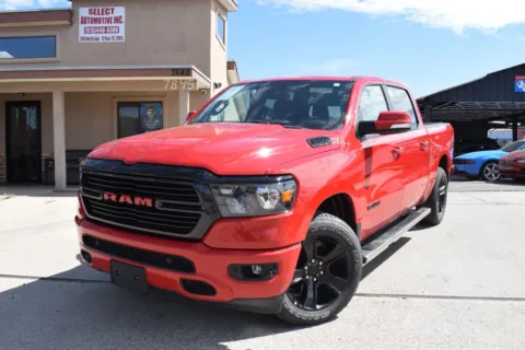 Red 2019 Ram 1500 Crew Cab Big Horn Pickup 4D 5 1/2 ft for sale in El Paso, TX