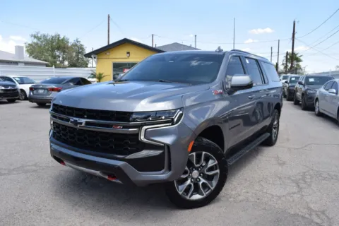 Gray 2021 Chevrolet Suburban Z71 Sport Utility 4D for sale in El Paso, TX