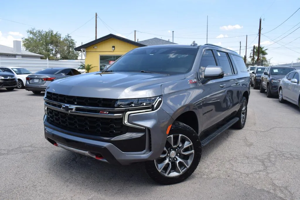 Gray 2021 Chevrolet Suburban Z71 Sport Utility 4D for sale in El Paso, TX