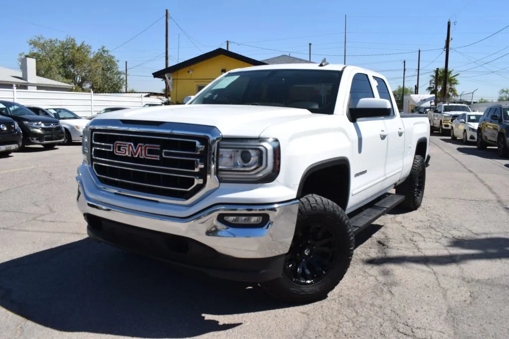 White 2019 GMC Sierra 1500 Limited Double Cab SLE Pickup 4D 6 1/2 ft for sale in El Paso, TX