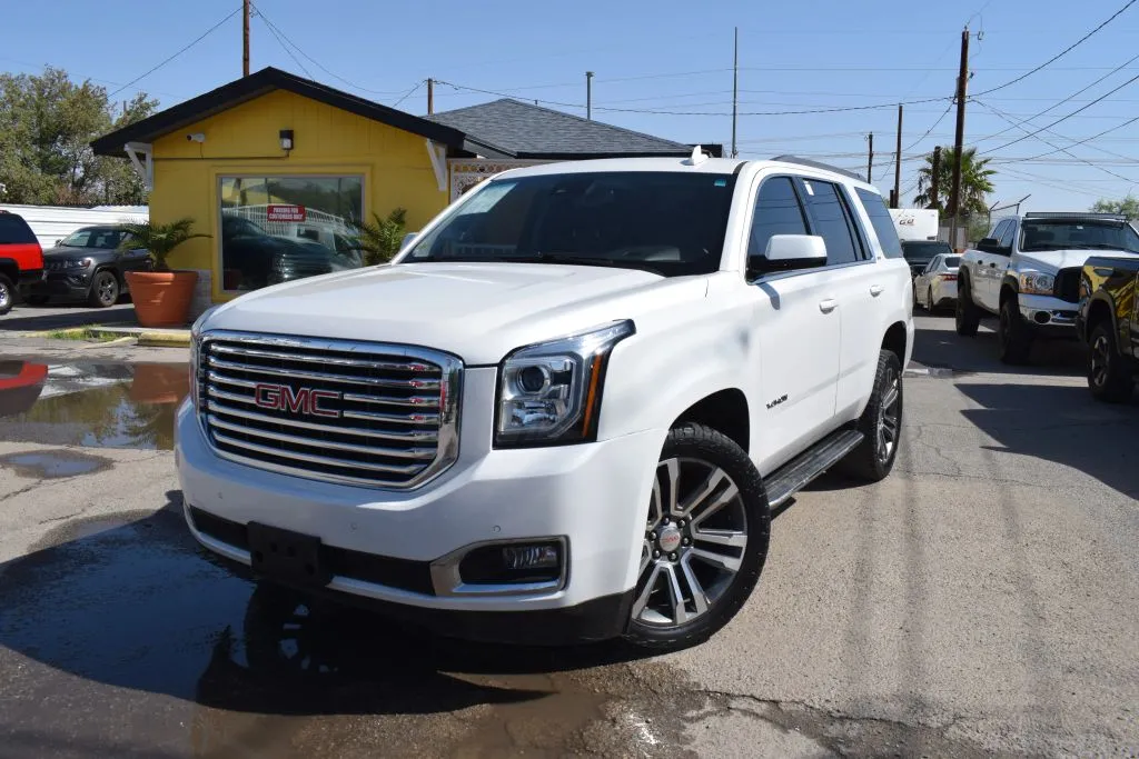 White 2020 GMC Yukon SLT Standard Edition Sport Utility 4D for sale in El Paso, TX