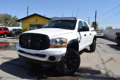 White 2008 Dodge Ram 2500 Mega Cab SXT Pickup 4D 6 1/4 ft for sale in El Paso, TX