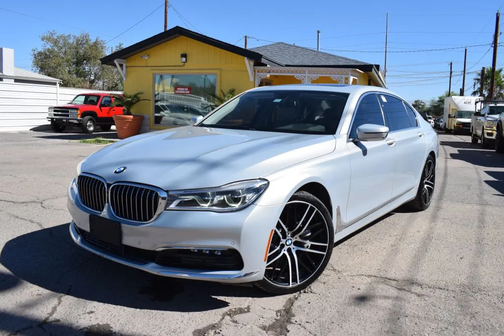 Silver 2017 BMW 7 Series 750i xDrive Sedan 4D for sale in El Paso, TX