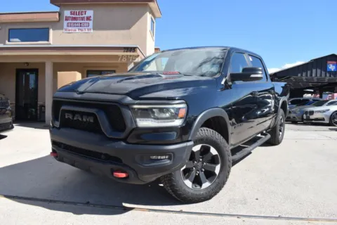 Black 2020 Ram 1500 Crew Cab Rebel Pickup 4D 5 1/2 ft for sale in El Paso, TX