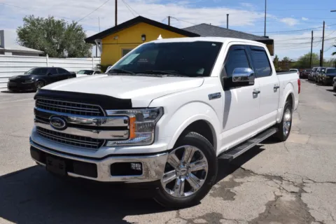 White 2018 Ford F-150 SuperCrew Cab Lariat Pickup 4D 5 1/2 ft for sale in El Paso, TX