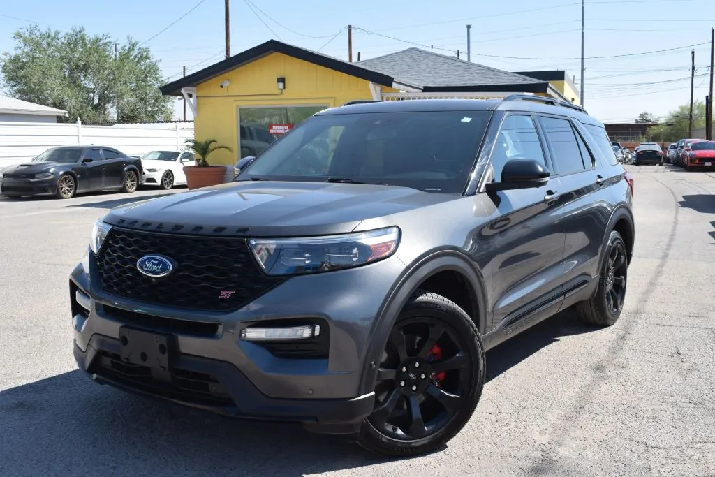 Gray 2020 Ford Explorer ST Sport Utility 4D for sale in El Paso, TX