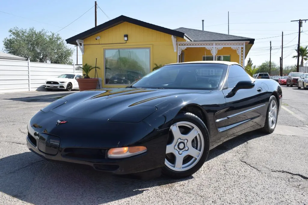 Black 1998 Chevrolet Corvette Convertible 2D for sale in El Paso, TX