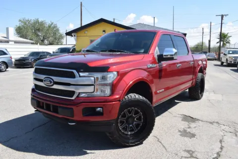 Gray 2018 Ford F-150 SuperCrew Cab Platinum Pickup 4D 5 1/2 ft for sale in El Paso, TX