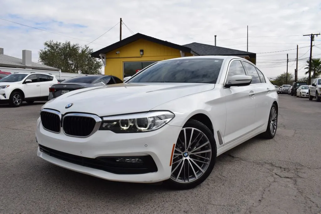 White 2018 BMW 5 Series 530i Sedan 4D for sale in El Paso, TX