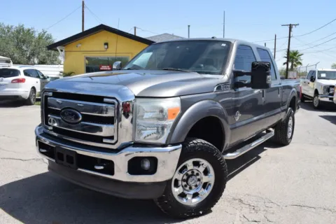 Gray 2012 Ford F350 Super Duty Crew Cab XLT Pickup 4D 6 3/4 ft for sale in El Paso, TX