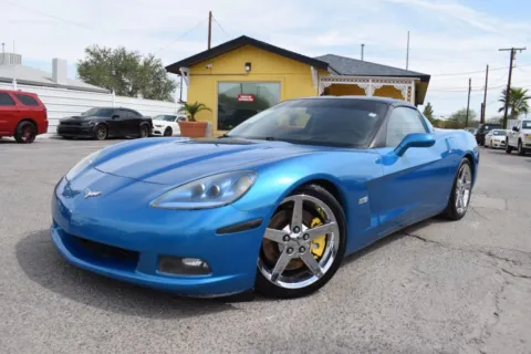 Blue 2008 Chevrolet Corvette Coupe 2D for sale in El Paso, TX