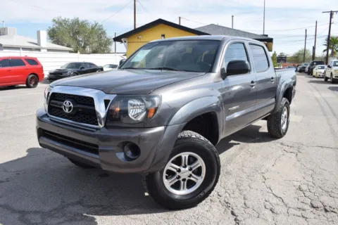 Gray 2011 Toyota Tacoma Double Cab PreRunner Pickup 4D 5 ft for sale in El Paso, TX