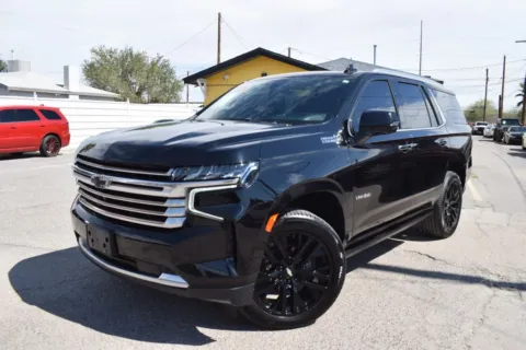 Black 2021 Chevrolet Tahoe High Country Sport Utility 4D for sale in El Paso, TX