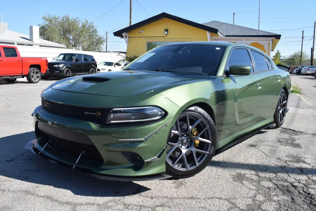 Blue 2018 Dodge Charger R/T Scat Pack Sedan 4D for sale in El Paso, TX