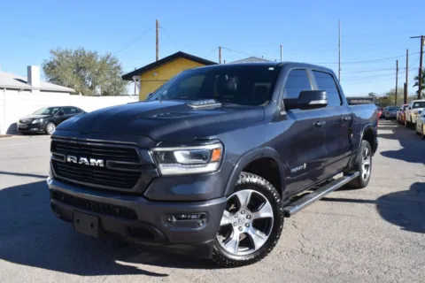 Gray 2019 Ram 1500 Crew Cab Laramie Pickup 4D 5 1/2 ft for sale in El Paso, TX