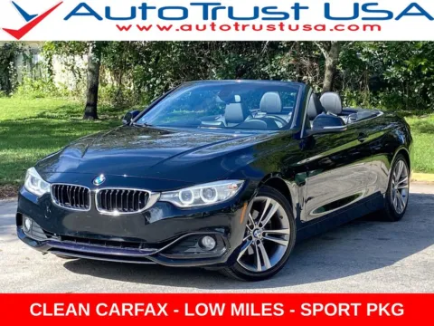 Black 2017 BMW 4 Series 430i for sale in Miramar, FL