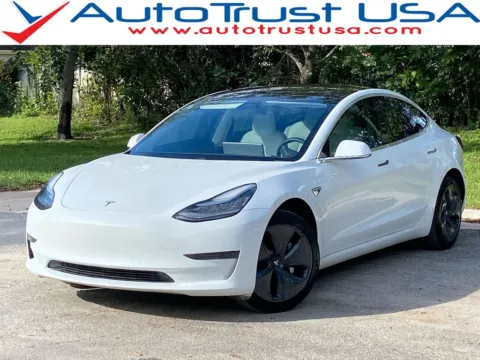 White 2020 Tesla Model 3 Standard Range Plus for sale in Miramar, FL