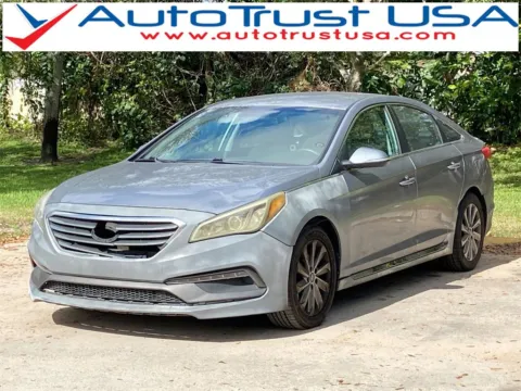 Gray 2017 Hyundai Sonata Sport for sale in Miramar, FL