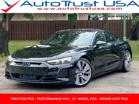 Black 2022 Audi e-tron GT Prestige for sale in Miramar, FL