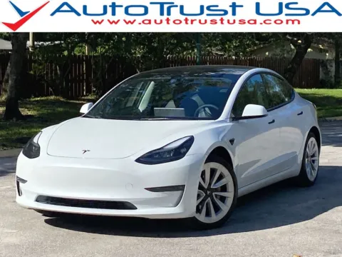 White 2022 Tesla Model 3 Long Range for sale in Miramar, FL