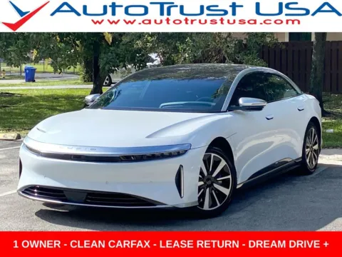 White 2022 Lucid Air Grand Touring for sale in Miramar, FL