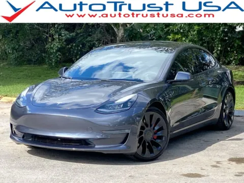 Black 2021 Tesla Model 3 Performance for sale in Miramar, FL
