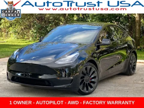 Black 2022 Tesla Model Y Performance for sale in Miramar, FL