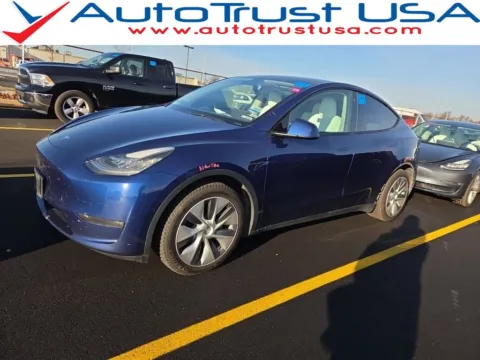 Blue 2021 Tesla Model Y Long Range for sale in Miramar, FL