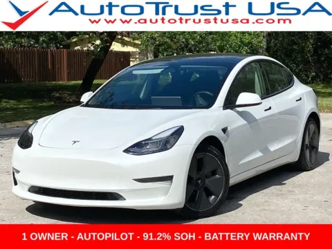 White 2022 Tesla Model 3 for sale in Miramar, FL