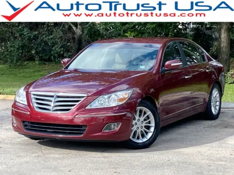 Red 2010 Hyundai Genesis 3.8 for sale in Miramar, FL