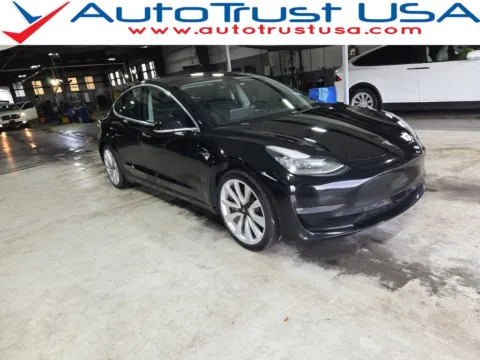 Black 2018 Tesla Model 3 Long Range Battery for sale in Miramar, FL