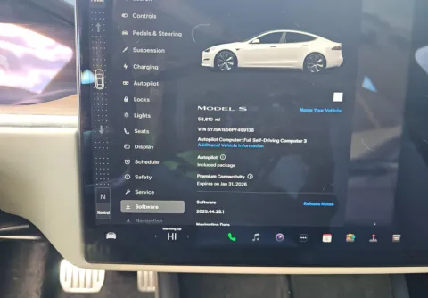 Another view of 2023 Tesla Model S Standard Range for sale in Miramar, FL at Auto Trust USA