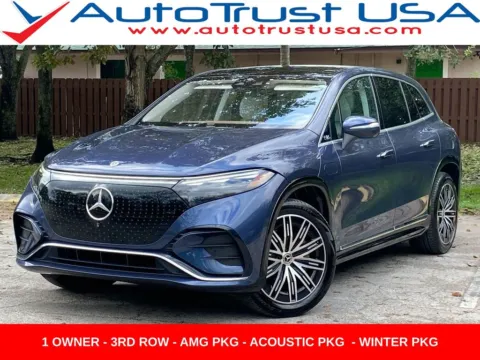 Blue 2023 Mercedes-Benz EQS 450 for sale in Miramar, FL