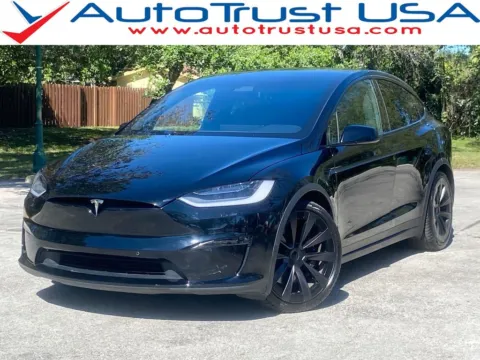 Black 2022 Tesla Model X for sale in Miramar, FL