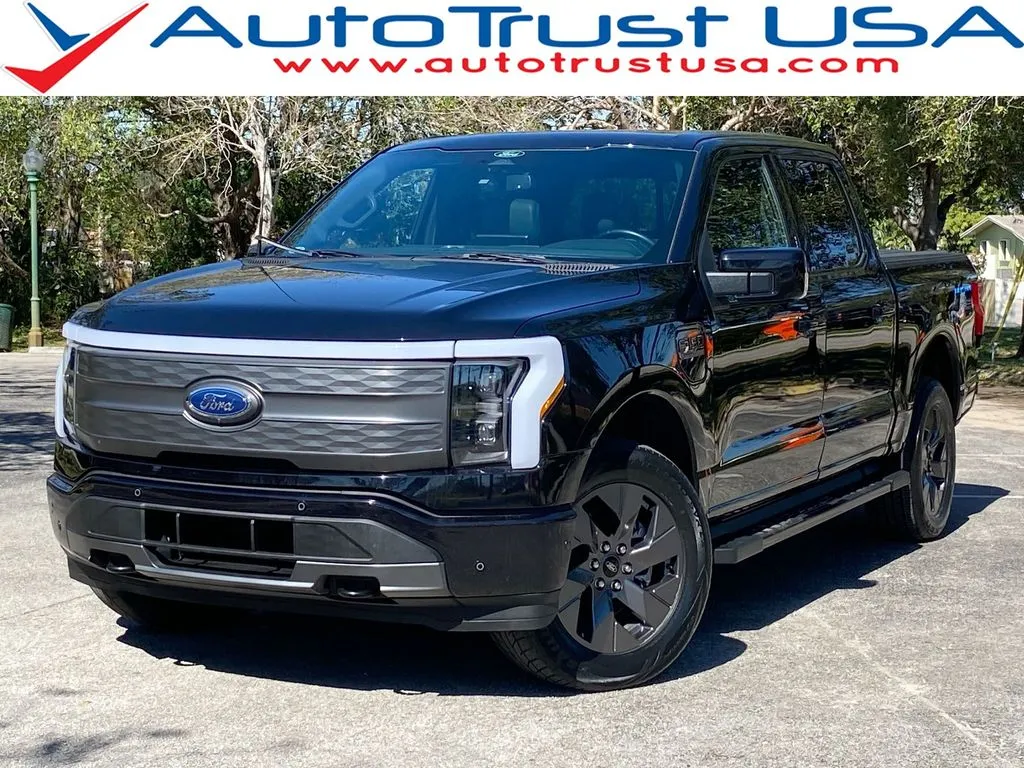 Black 2022 Ford F-150 Lightning LARIAT for sale in Miramar, FL