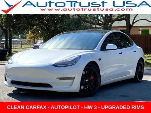 White 2021 Tesla Model 3 Performance for sale in Miramar, FL