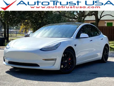 White 2021 Tesla Model 3 Performance for sale in Miramar, FL