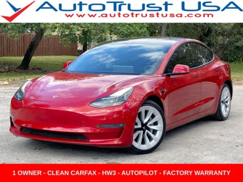 Red 2022 Tesla Model 3 Long Range for sale in Miramar, FL