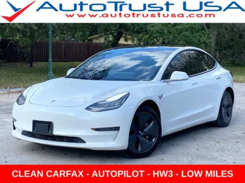 White 2020 Tesla Model 3 Standard Range Plus for sale in Miramar, FL