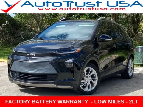 Black 2022 Chevrolet Bolt EUV LT for sale in Miramar, FL